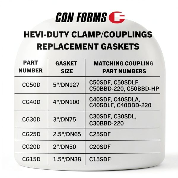 Con Forms Concrete Placing Line Gasket High Pressure-3