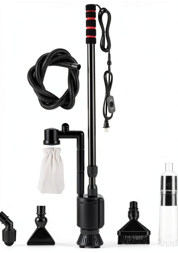 AQQA Aquarium Gravel Cleaner Electric Water Changer Fish-7