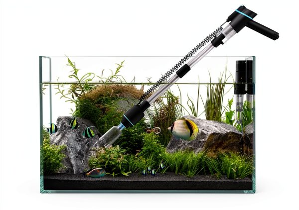 BOSTANA Aquarium Gravel Cleaner Electric Vacuum Water-5