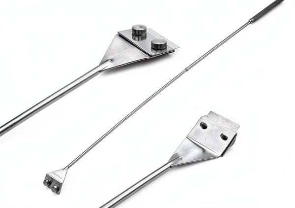 QYONLINE Aquarium Scraper Stainless Steel Extendable Handle-4