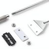 QYONLINE Aquarium Scraper Stainless Steel Extendable Handle-3