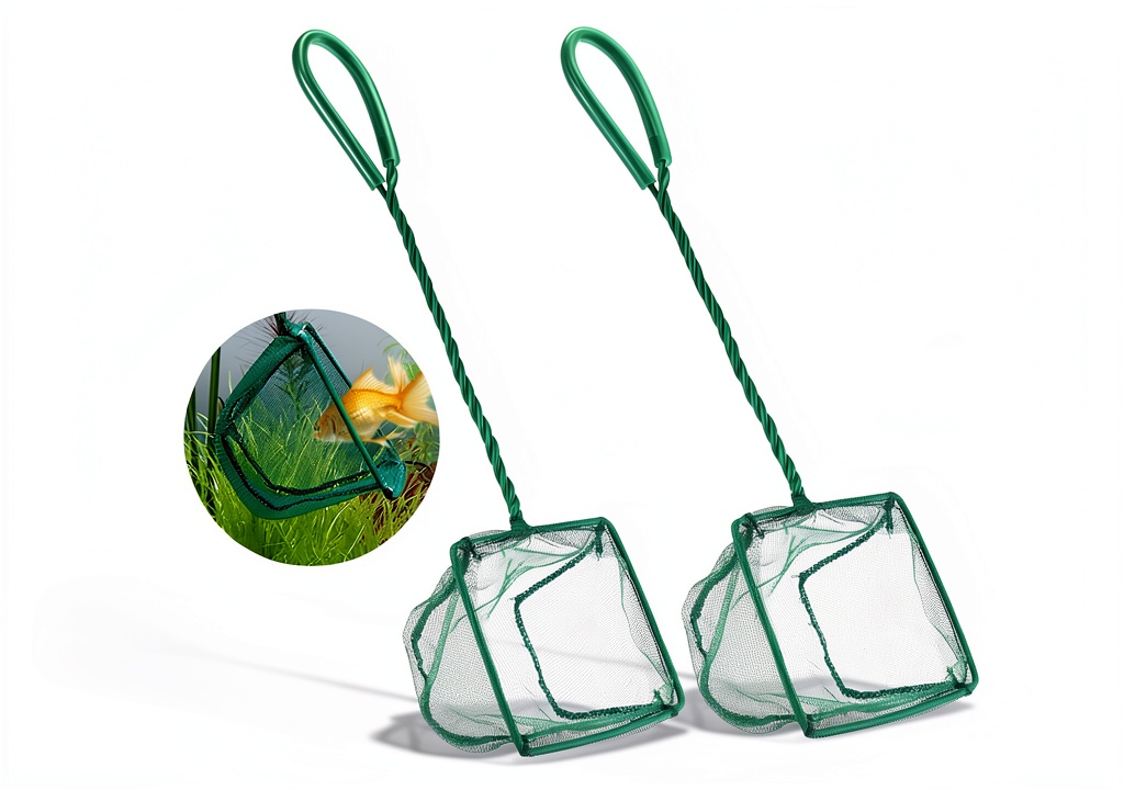 DSSPORT Aquarium Net showing green rectangular design and mesh details