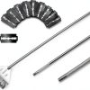 JMK Stainless Steel Algae Scraper Glass Aquarium Cleaner-0
