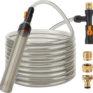 hygger Aquarium Gravel Cleaner Metal Water Change Kit-0