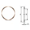 Copper Gasket LAB OUTLET Conflat Flange Vacuum Seal-2
