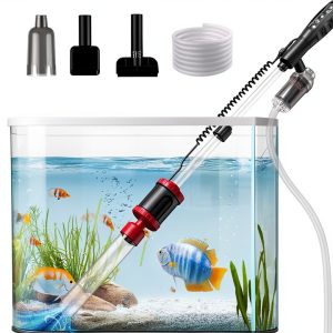 Suness Electric Fish Tank Gravel Cleaner Adjustable Power-0