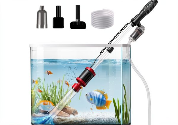 Suness Electric Fish Tank Gravel Cleaner Adjustable Power-0