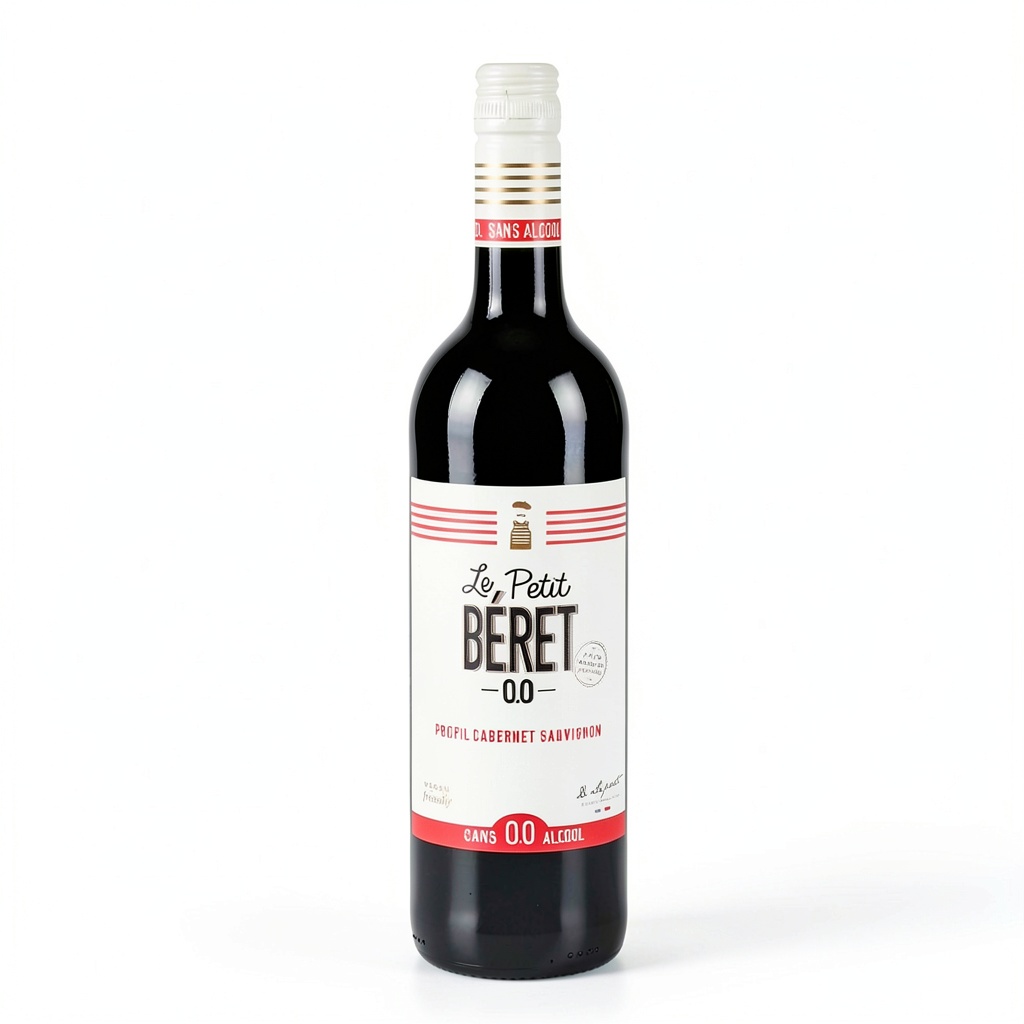 French Cabernet Sauvignon wine bottle