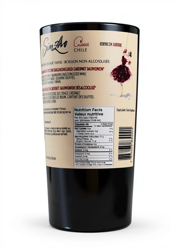 Non Alcoholic Cabernet SinZero Wine 25.4oz-2