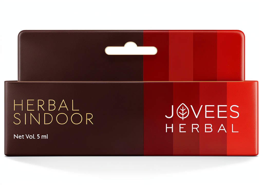 Applying Jovees Herbal Sindoor during a wedding ceremony