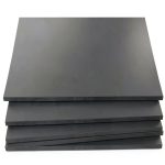 KEILEOHO Black Neoprene Rubber Sheets 12x12x1/4 Inch 5 Pack Plumbing-0