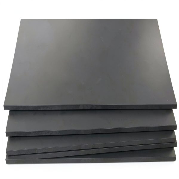 KEILEOHO Black Neoprene Rubber Sheets 12x12x1/4 Inch 5 Pack Plumbing-0