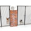 Heavy Duty Gym Flooring Mat Ackland 3/4" Rubber Stall Black 42x72-14
