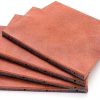 Interlocked Outdoor Rubber Tiles RevTime Easy DIY 20x20x1 Red Pack of-5