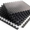 Norsk Foam Floor Gym Mats 0.47" Thick Grey 24x24 6-Pack Tiles-0