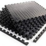 Norsk Foam Floor Gym Mats 0.47" Thick Grey 24x24 6-Pack Tiles-0