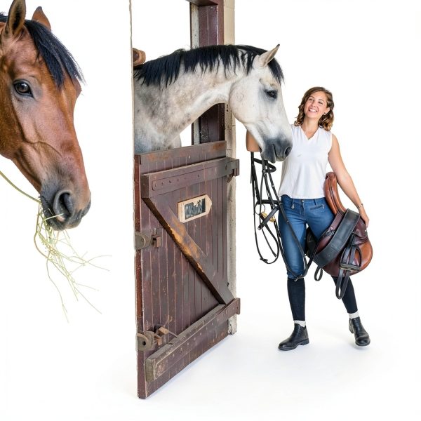 Heavy Duty Gym Flooring Mat Ackland 3/4" Rubber Stall Black 42x72-3