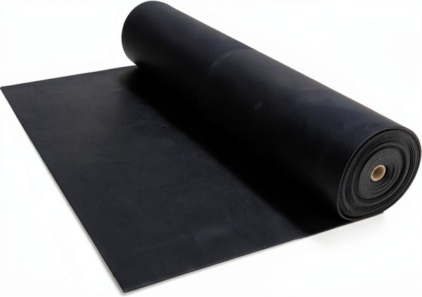 Rubber-Cal Tuff-N-Lastic Flooring Runners Black 1/8-Inch 4ft-3