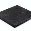 Heavy Duty Gym Flooring Mat Ackland 3/4" Rubber Stall Black 42x72-5