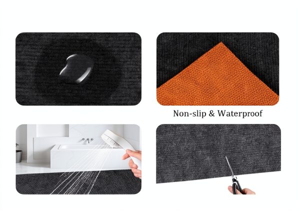 Under Washing Machine Mat NVAAV 63x36 Backing Waterproof Non‑Slip-1
