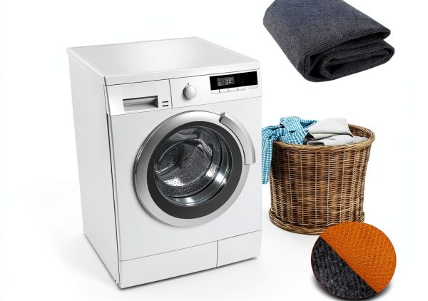 Under Washing Machine Mat NVAAV 63x36 Backing Waterproof Non‑Slip-0