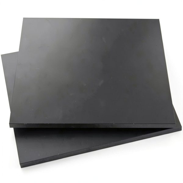 KEILEOHO Black Neoprene Rubber Sheets 12x12x1/4 Inch 5 Pack Plumbing-4