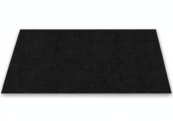 Heavy Duty Gym Flooring Mat Ackland 3/4" Rubber Stall Black 42x72-4