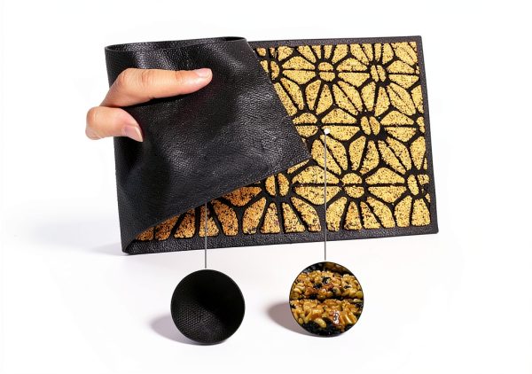 Walnut Shell Doormat Timerala Premium Outdoor 43×74 cm Non‑Slip-7