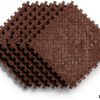 Norsk Foam Floor Gym Mats 0.47" Thick Grey 24x24 6-Pack Tiles-2