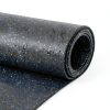 Rubber Flooring IncStores 1/4" Tough Roll Blue/Gray 4x10 ft Gym Mat-3