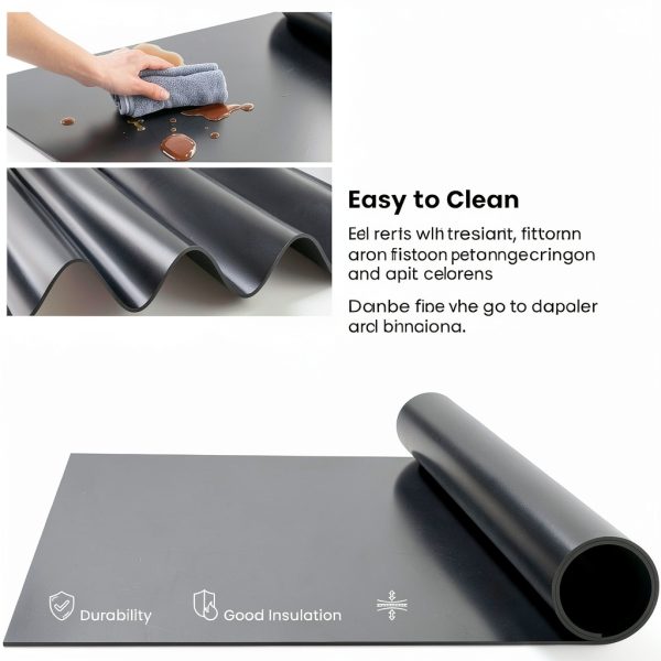 Silicone Rubber Sheet 2 Pack 12" Inch 55A HeatResist Gasket MILYARD-3