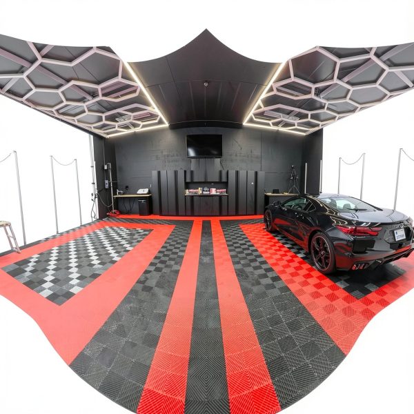 Big Floors RaceDeck Garage Flooring Tiles Black 48 Pack 12x12-1