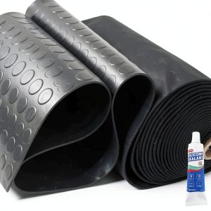 Heavy Duty Coin‑Grip Rubber Flooring Roll ZERITO Anti‑Slip Waterproof-0