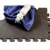 American Floor Mats Sport 8mm Heavy Duty Rubber Flooring 23x23 Mocha-1