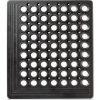 Heavy Duty Rubber Floor Mat Ottomanson 36x60 Black Non Slip Waterproof-5