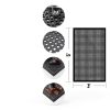 Heavy Duty Rubber Floor Mat Ottomanson 36x60 Black Non Slip Waterproof-0